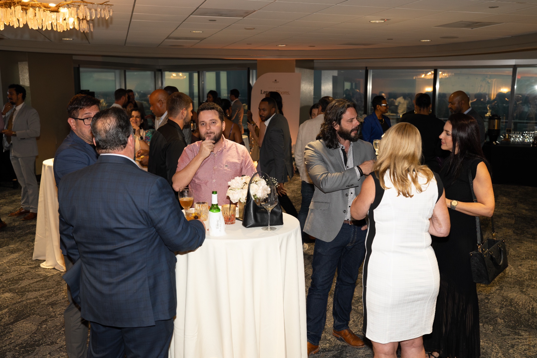 The room filled with investors, operators, and friends of the firm.