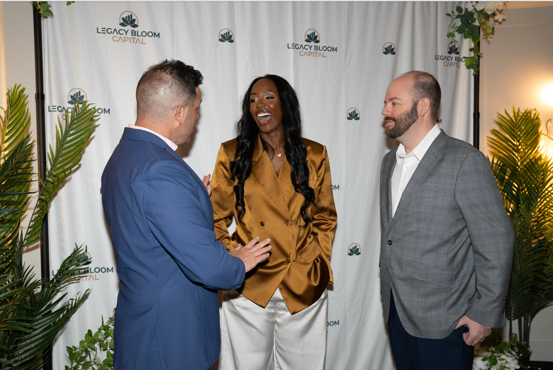 Keleisha with early investors and partners.